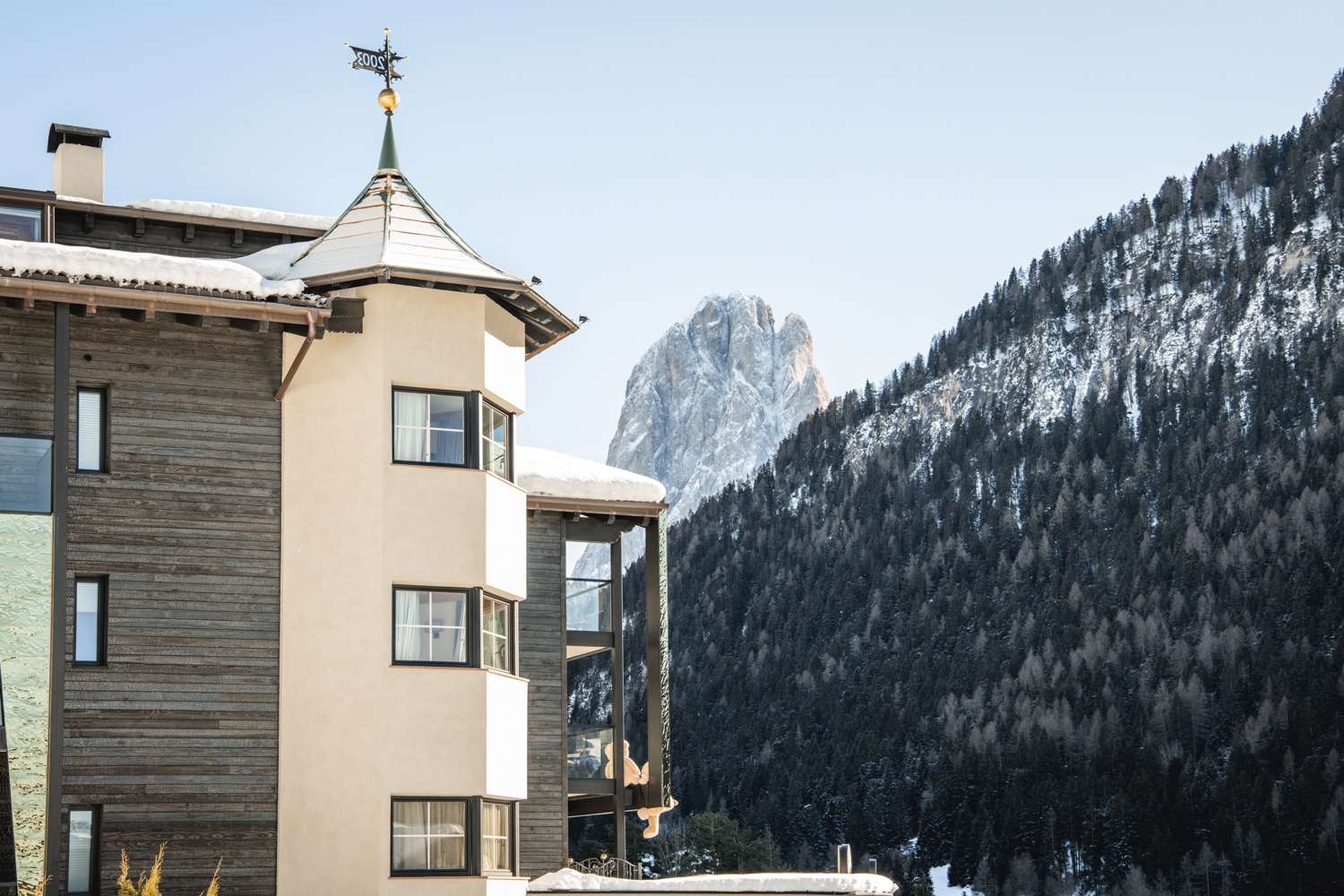 Die Dolomiten als Nachbarn